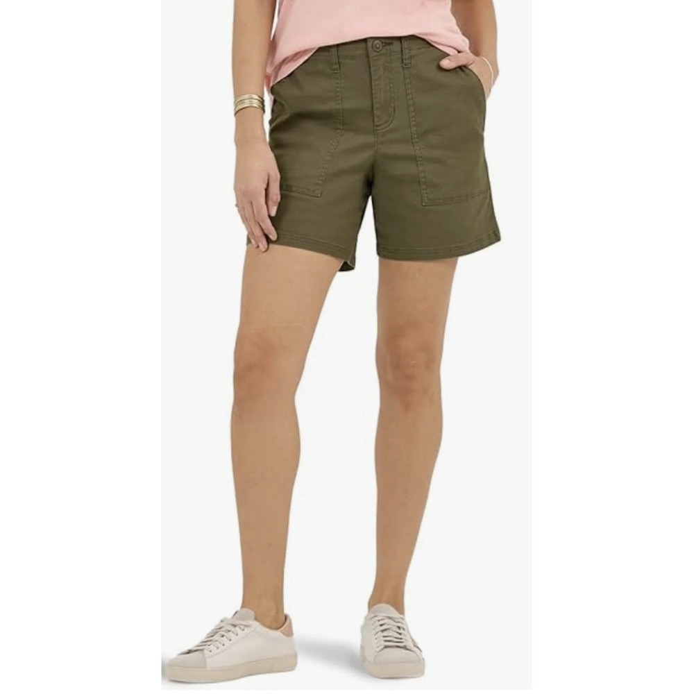 Lee Legendary Women's Size 16M (XL) Cotton Utility Shorts‎ Mid Rise